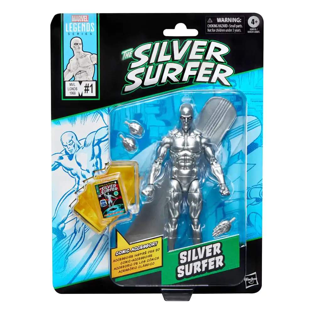 Marvel Legends Series The Silver Surfer - figurka Silver Surfer 15 cm fotografii produktu