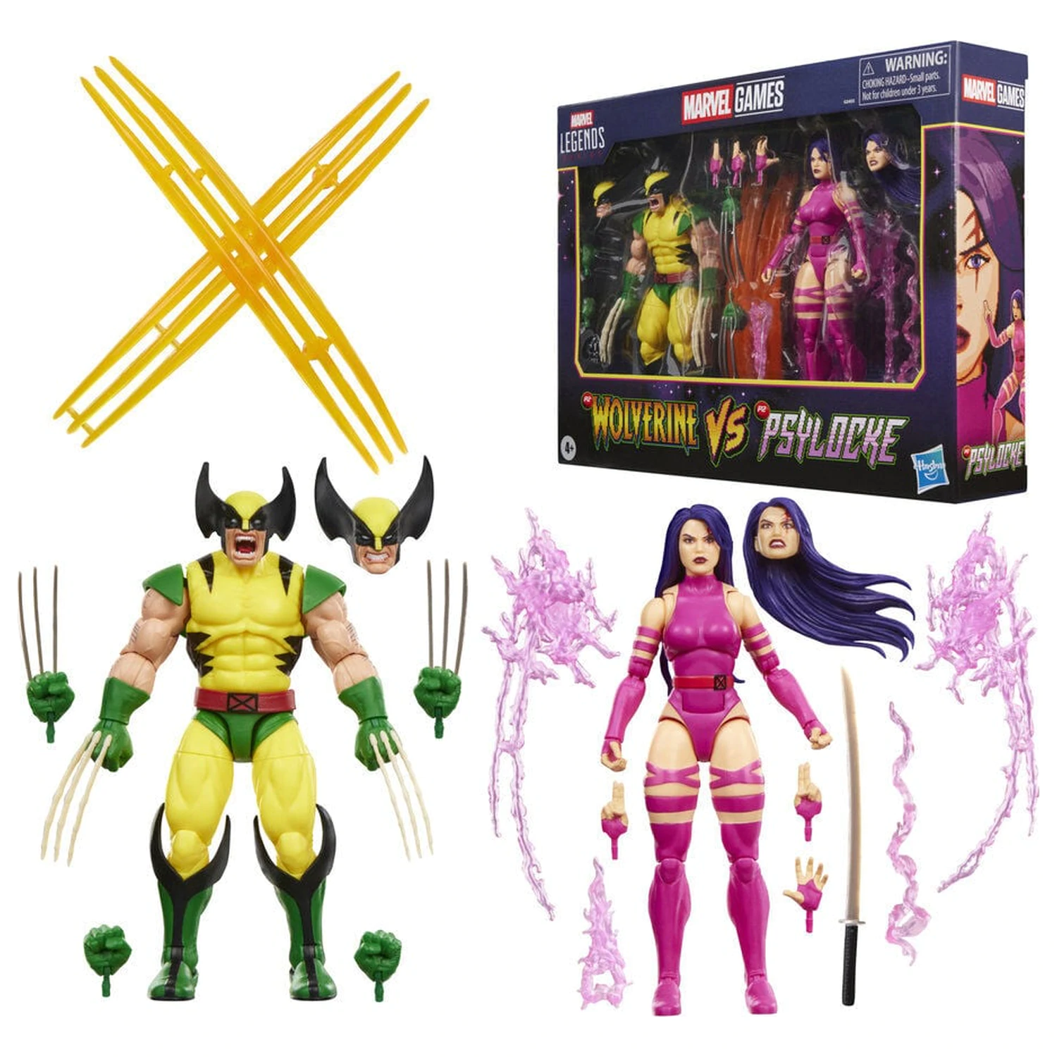 Marvel Legends Series Wolverine Vs Psylocke balení 2 figurek 15 cm fotografii produktu