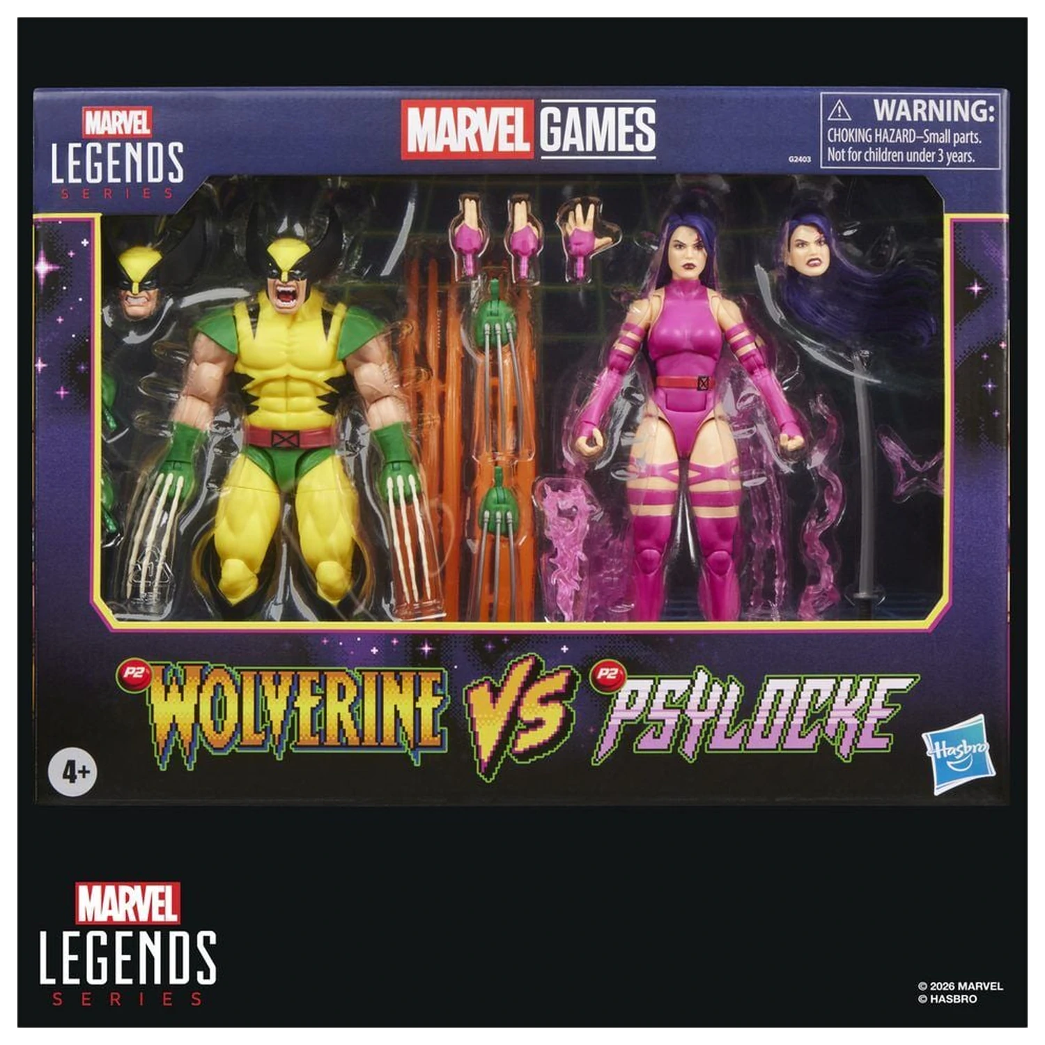 Marvel Legends Series Wolverine Vs Psylocke balení 2 figurek 15 cm fotografii produktu