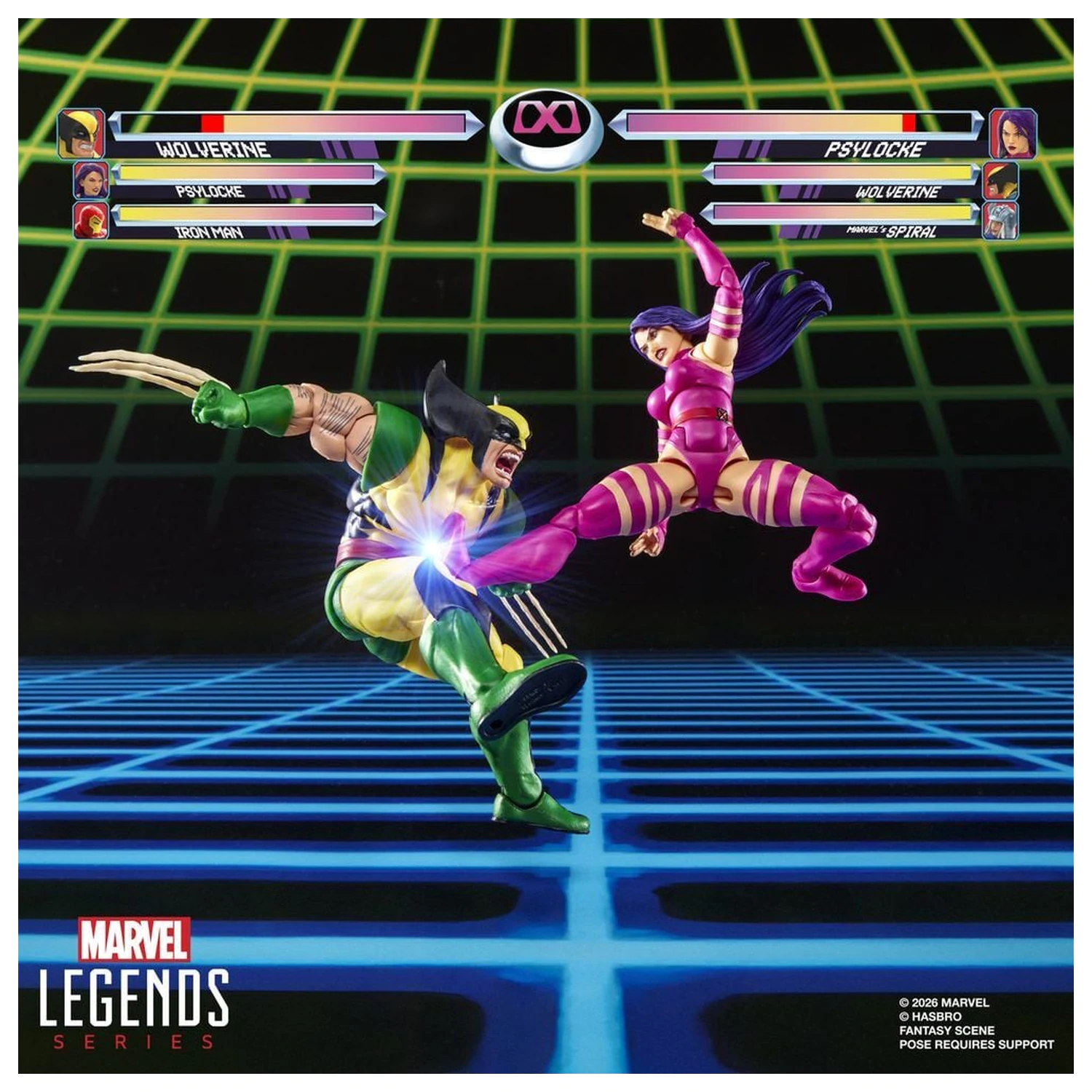 Marvel Legends Series Wolverine Vs Psylocke balení 2 figurek 15 cm fotografii produktu
