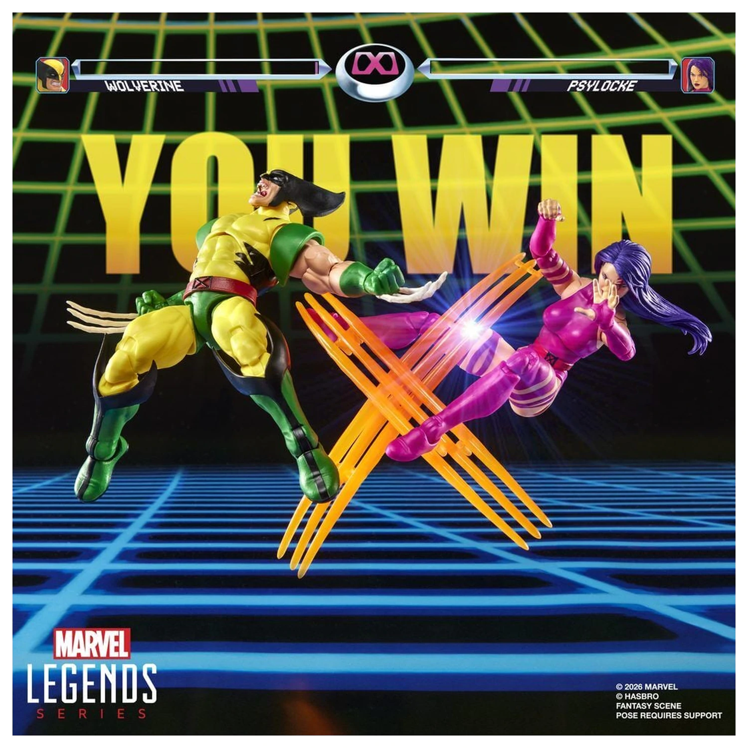 Marvel Legends Series Wolverine Vs Psylocke balení 2 figurek 15 cm fotografii produktu