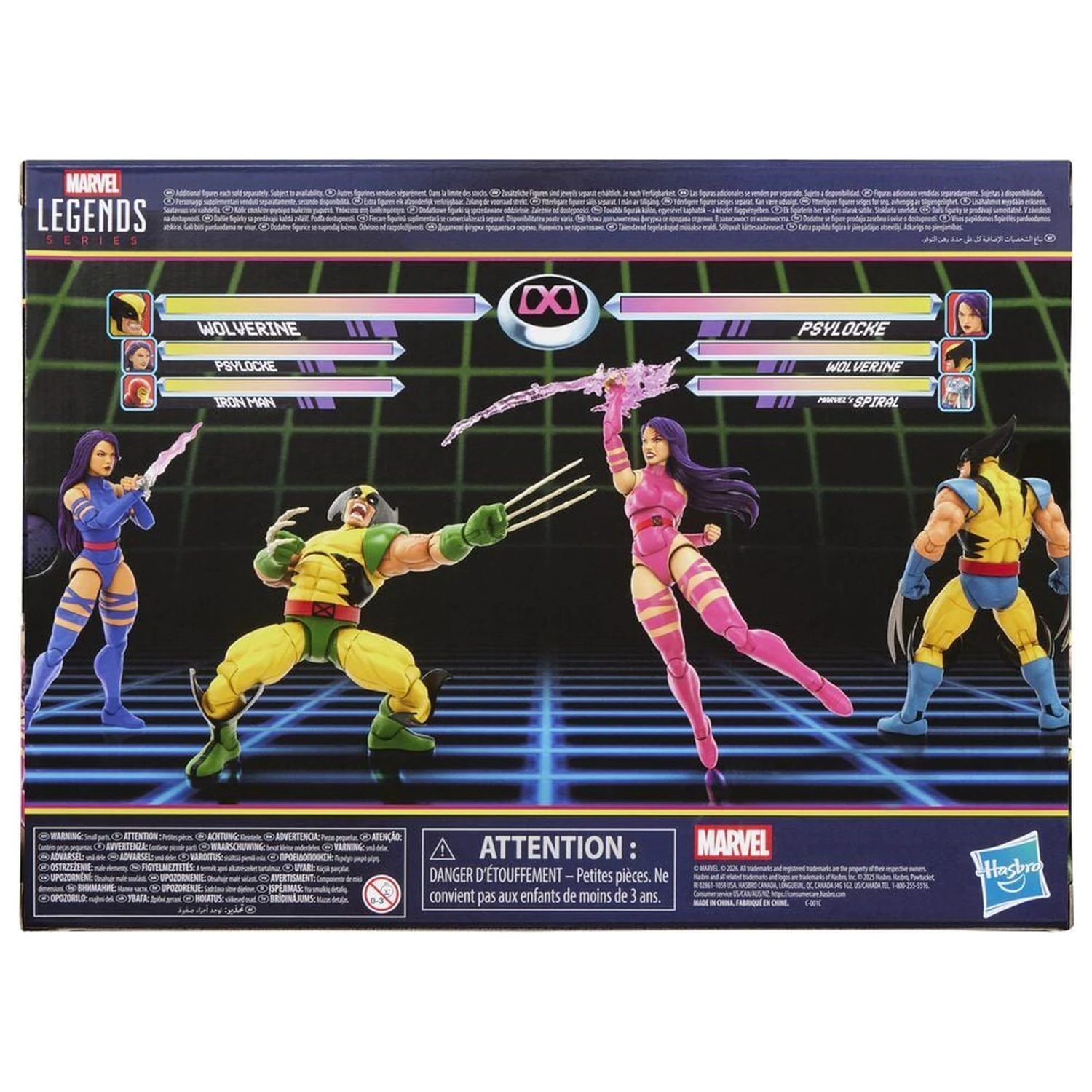 Marvel Legends Series Wolverine Vs Psylocke balení 2 figurek 15 cm fotografii produktu