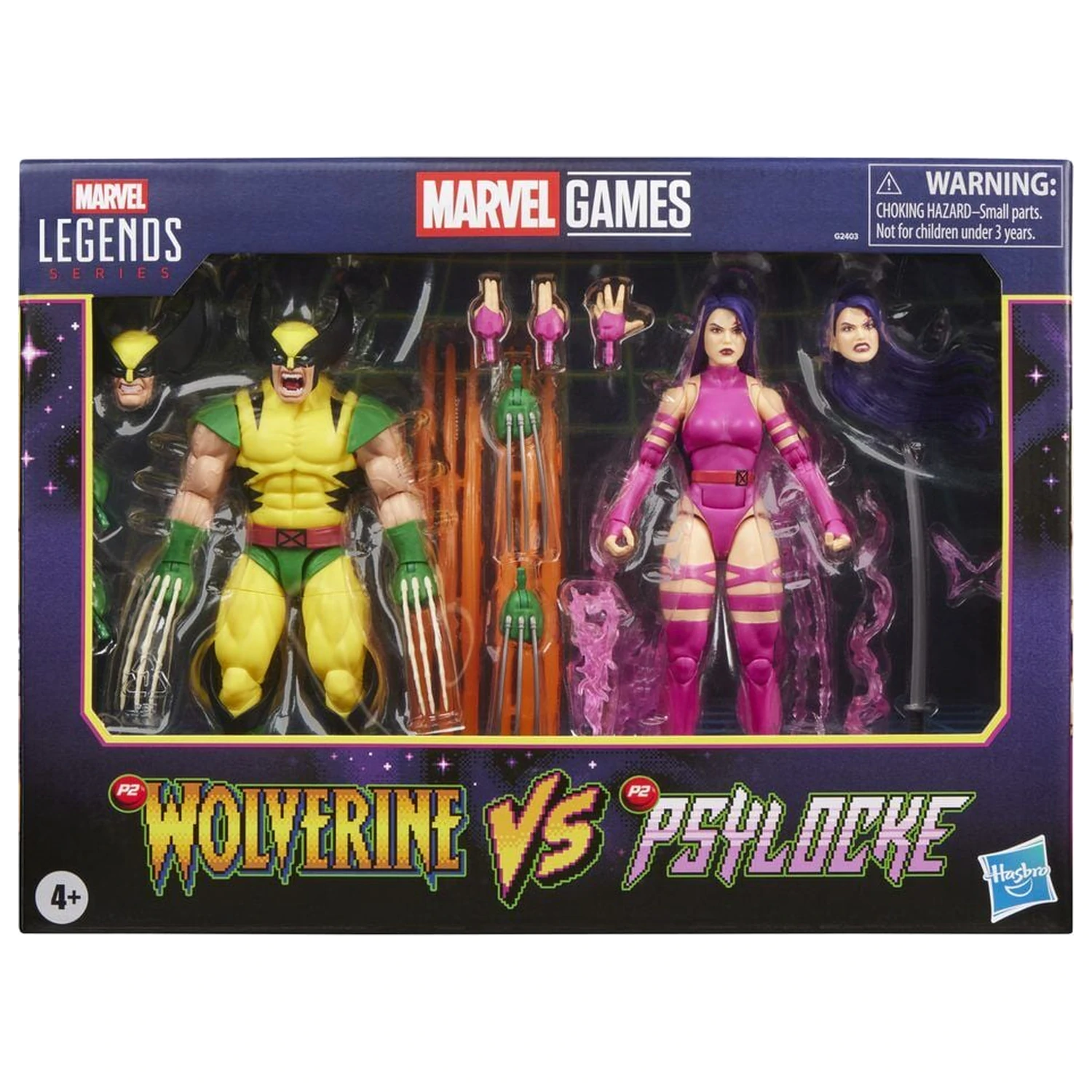 Marvel Legends Series Wolverine Vs Psylocke balení 2 figurek 15 cm fotografii produktu