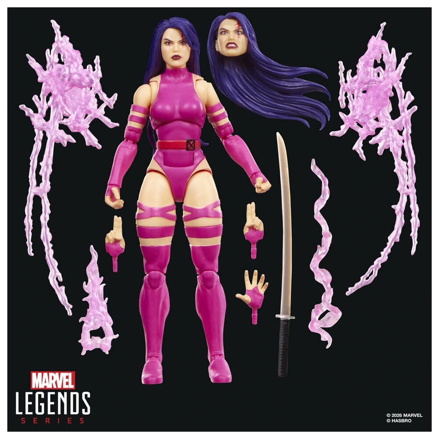 Marvel Legends Series Wolverine Vs Psylocke balení 2 figurek 15 cm fotografii produktu