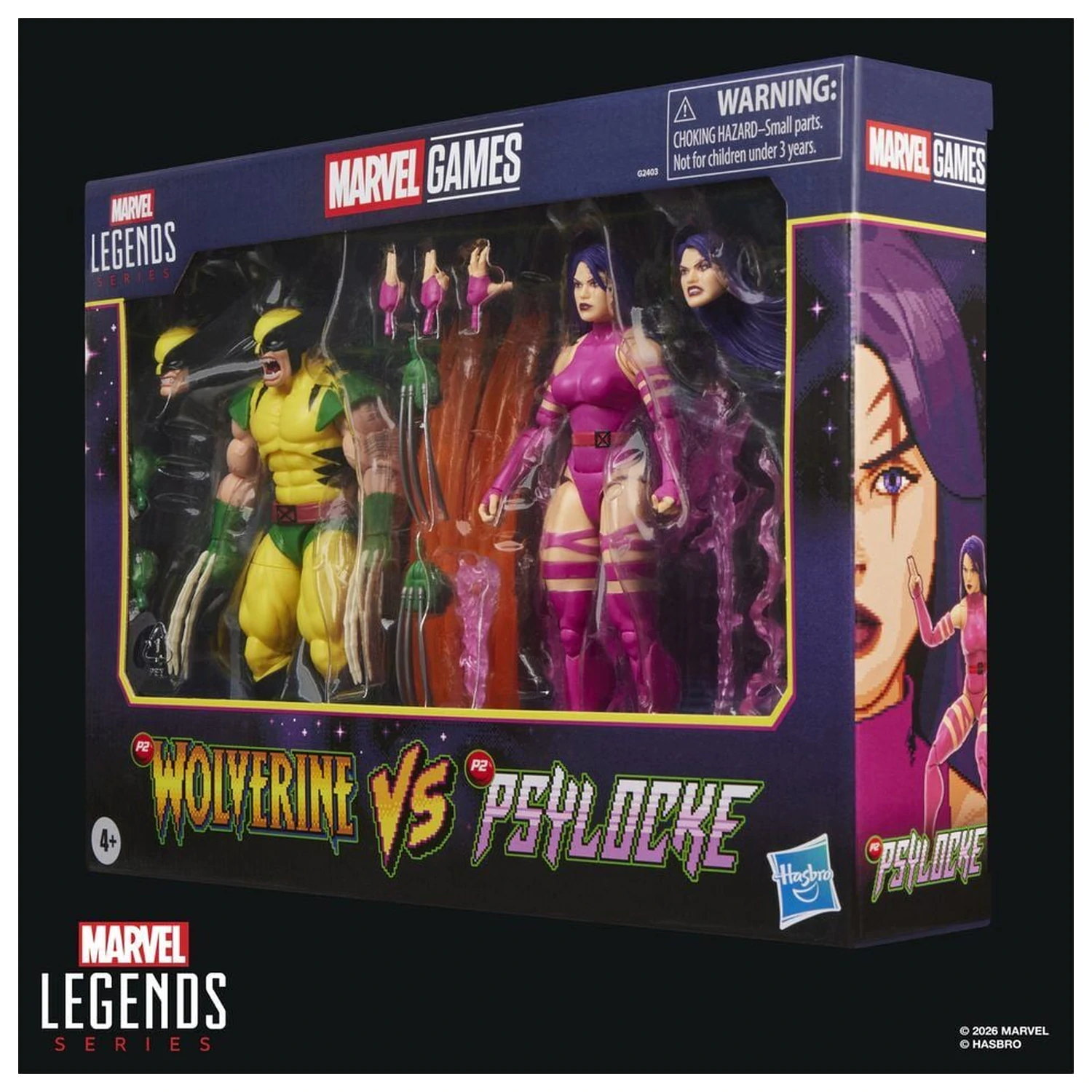 Marvel Legends Series Wolverine Vs Psylocke balení 2 figurek 15 cm fotografii produktu