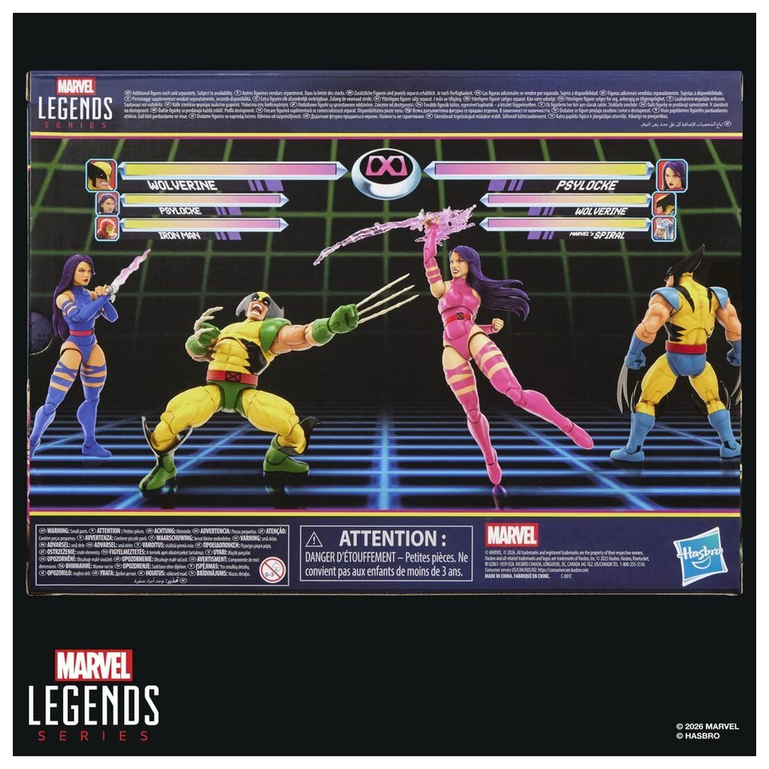 Marvel Legends Series Wolverine Vs Psylocke balení 2 figurek 15 cm fotografii produktu
