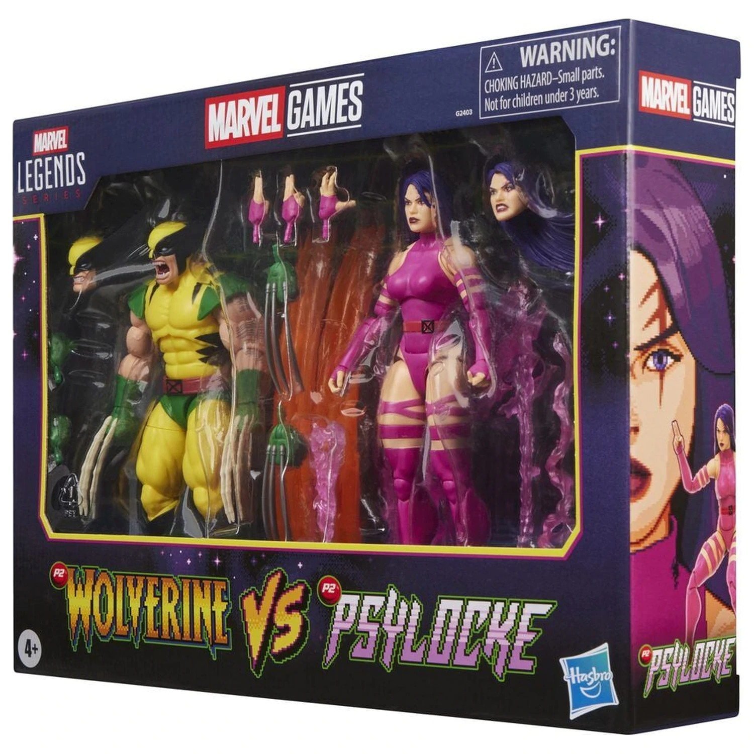 Marvel Legends Series Wolverine Vs Psylocke balení 2 figurek 15 cm fotografii produktu