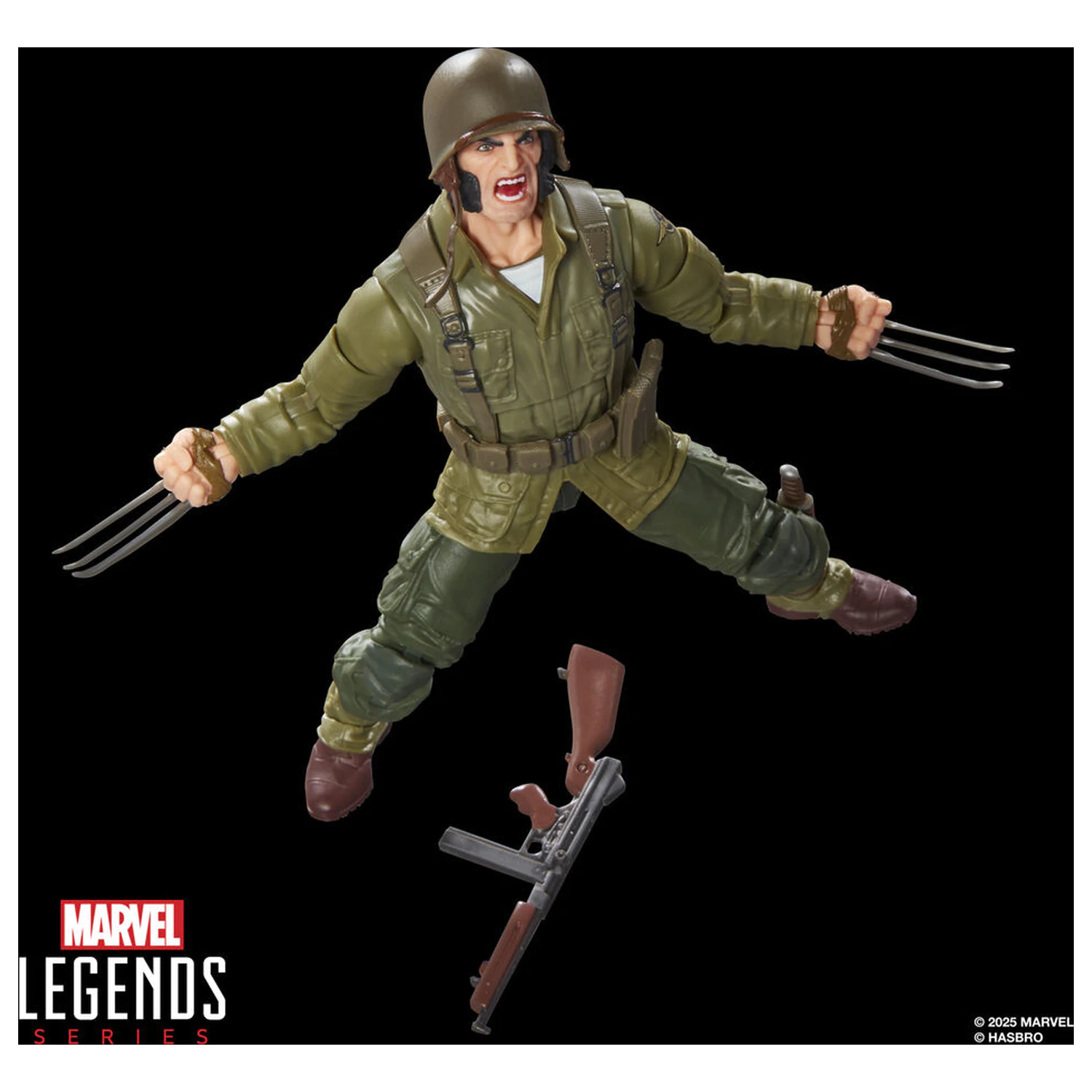 Marvel Legends Series Wolverine Wwil Logan figurka 15cm fotografii produktu