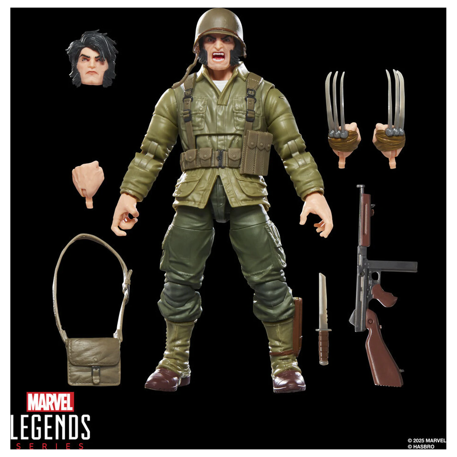 Marvel Legends Series Wolverine Wwil Logan figurka 15cm fotografii produktu
