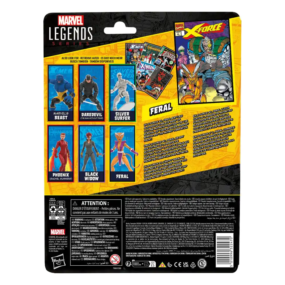 Marvel Legends Series X-Force Feral figurka 15 cm fotografii produktu