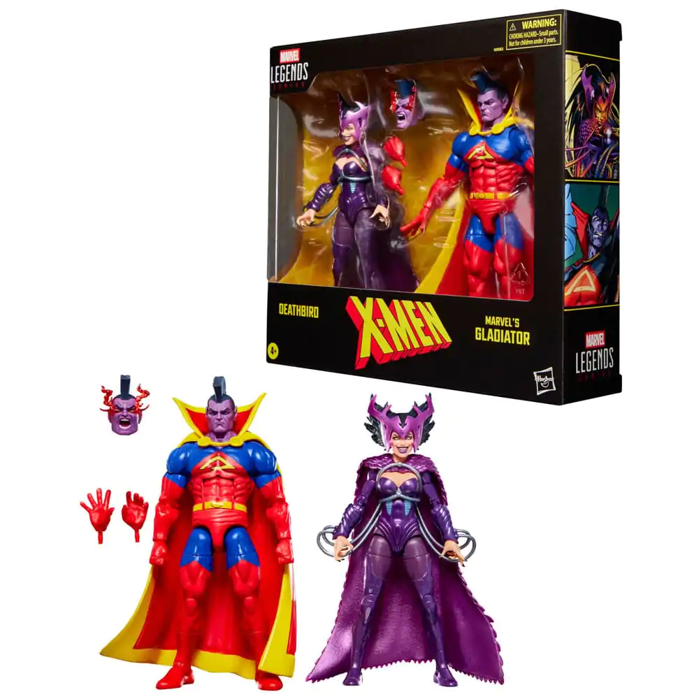 Marvel Legends Series X-Men Deathbird & Marvel's Gladiator balení 2 figurek 15cm fotografii produktu