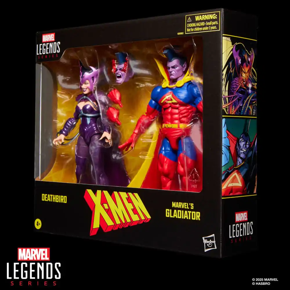 Marvel Legends Series X-Men Deathbird & Marvel's Gladiator balení 2 figurek 15cm fotografii produktu