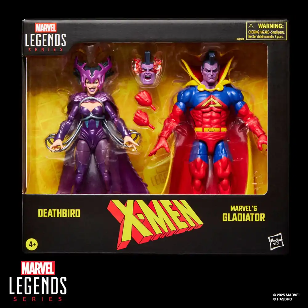 Marvel Legends Series X-Men Deathbird & Marvel's Gladiator balení 2 figurek 15cm fotografii produktu