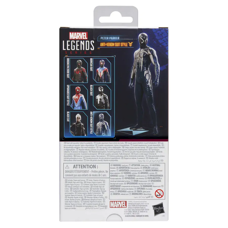 Marvel Legends Spider-Man 2 Peter Parker Anti-Venom Suit Style figurka 15 cm fotografii produktu