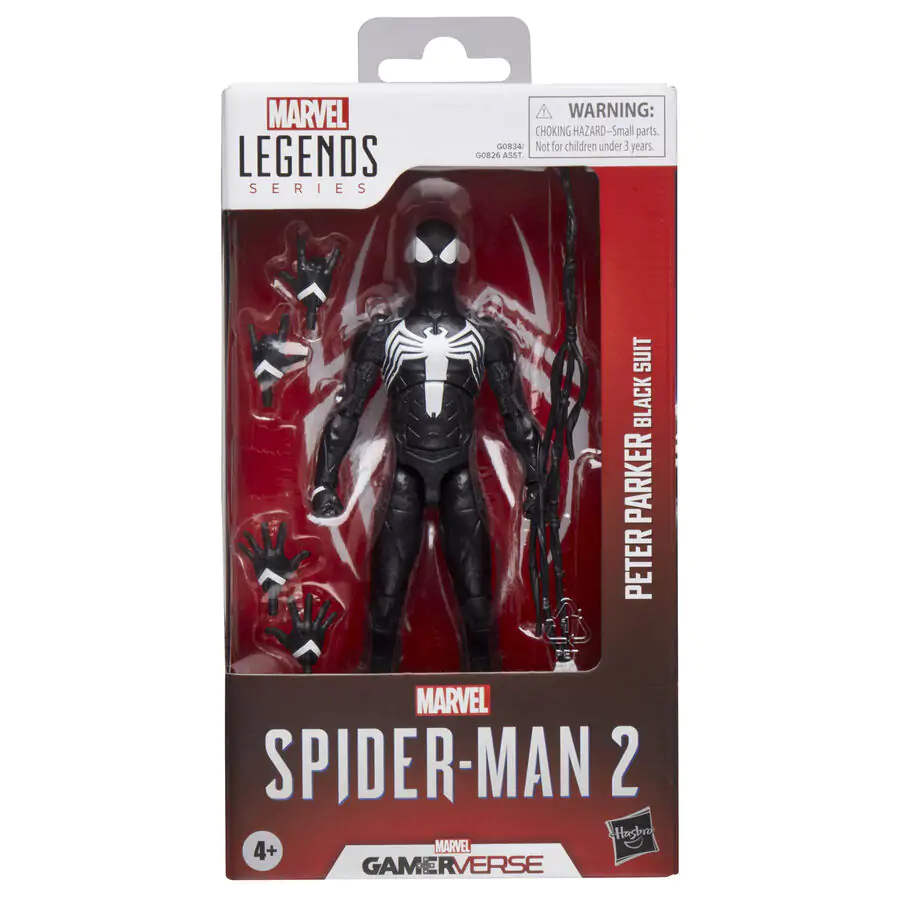 Marvel Legends Spider-Man 2 Peter Parker Black Suit figurka 15 cm fotografii produktu