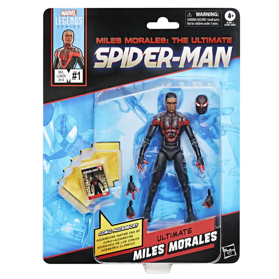 Marvel Legends Spider-Man Miles Morales Ultimate figurka 15 cm fotografii produktu