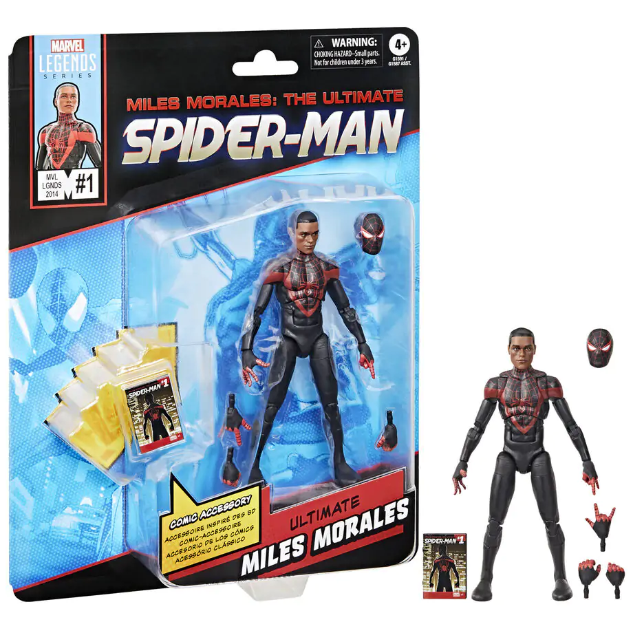 Marvel Legends Spider-Man Miles Morales Ultimate figurka 15 cm fotografii produktu