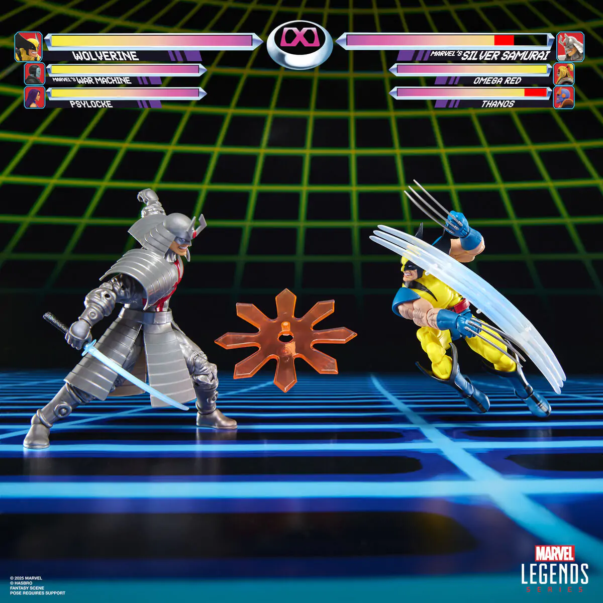 Marvel Legends Wolverine & Silver Samurai Gameverse balení 2 figurky 15 cm fotografii produktu