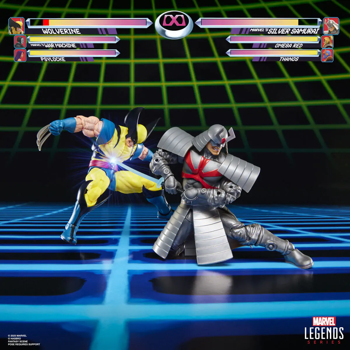 Marvel Legends Wolverine & Silver Samurai Gameverse balení 2 figurky 15 cm fotografii produktu