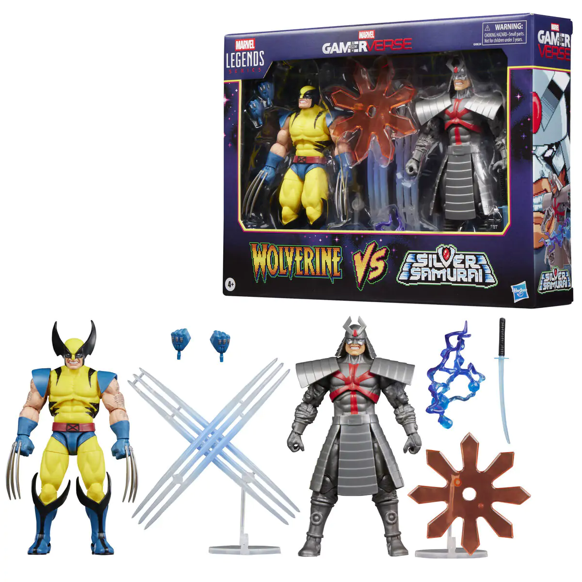 Marvel Legends Wolverine & Silver Samurai Gameverse balení 2 figurky 15 cm fotografii produktu