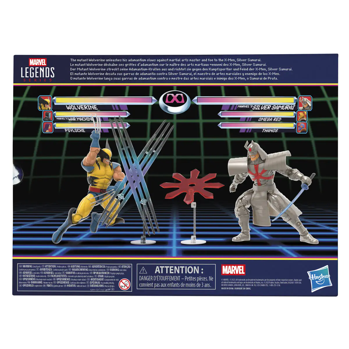 Marvel Legends Wolverine & Silver Samurai Gameverse balení 2 figurky 15 cm fotografii produktu