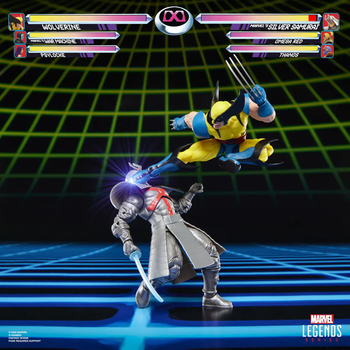 Marvel Legends Wolverine & Silver Samurai Gameverse balení 2 figurky 15 cm fotografii produktu