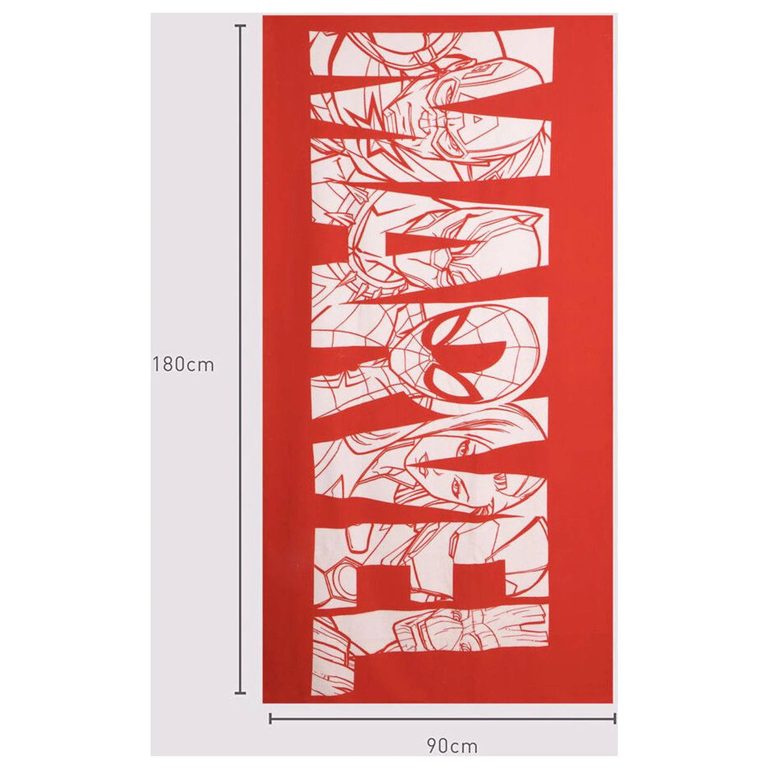 Marvel Logo mikro mikrovláknová plážová osuška fotografii produktu