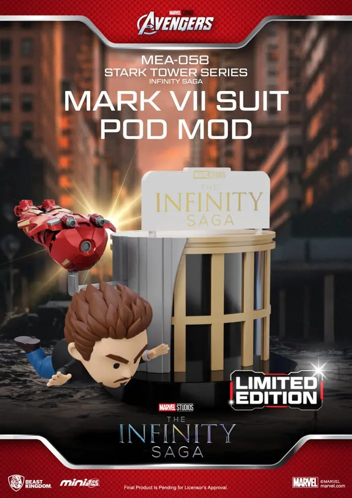 Marvel Mini Egg Attack figurky The Infinity Saga Stark Tower series Loki 12 cm fotografii produktu