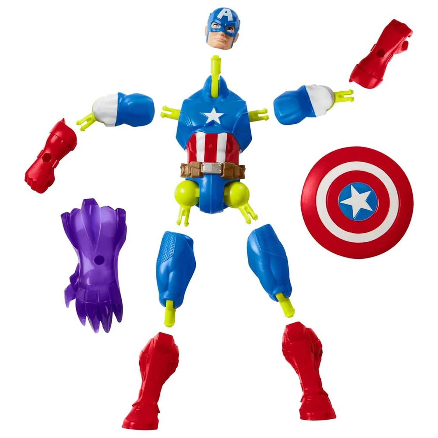 Marvel Mix Mashers figurka Captain America 12cm fotografii produktu