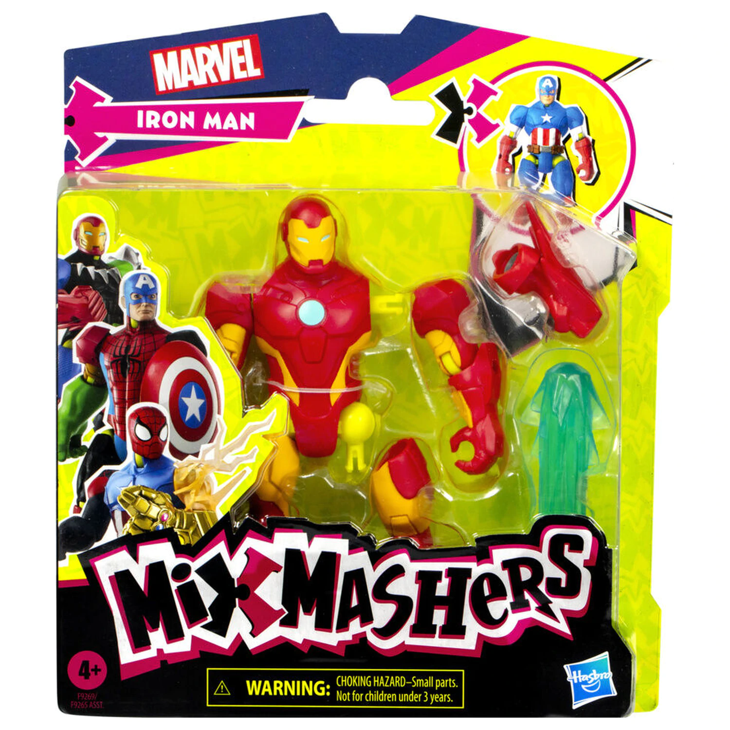 Marvel Mix Mashers Iron Man figurka 12cm fotografii produktu