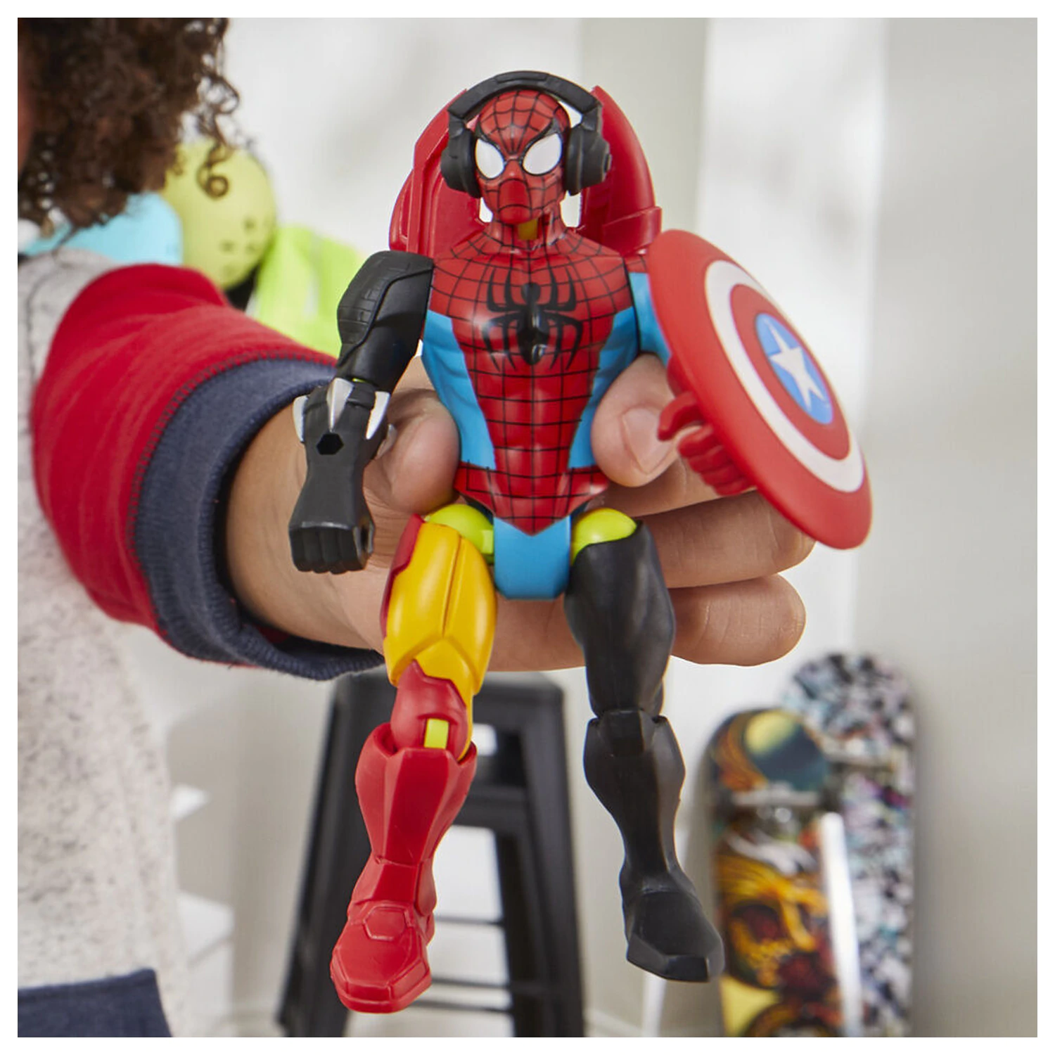 Marvel Mix Mashers Spider-Man figurka 12cm fotografii produktu