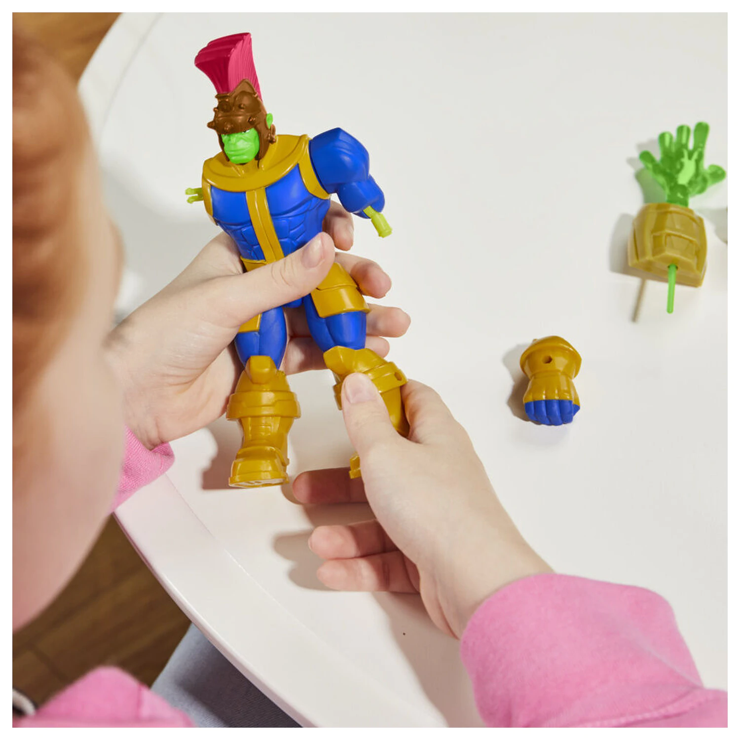 Marvel Mix Mashers Thanos Deluxe figurka 12cm fotografii produktu