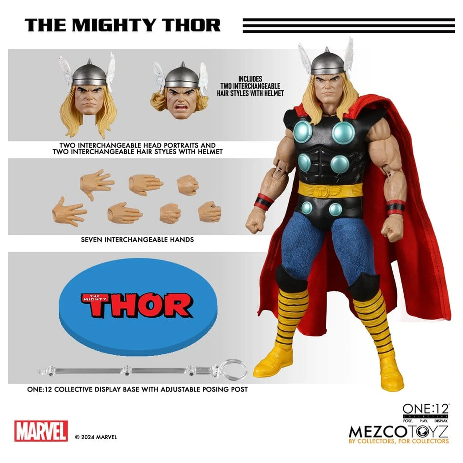 Marvel One:12 Collective akční figurka 1/12 The Mighty Thor 17 cm fotografii produktu