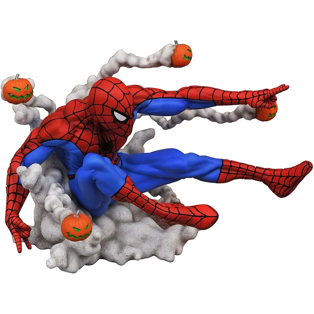 Marvel Comic Gallery PVC Socha Spider-Man Pumpkin Bombs 15 cm fotografii produktu