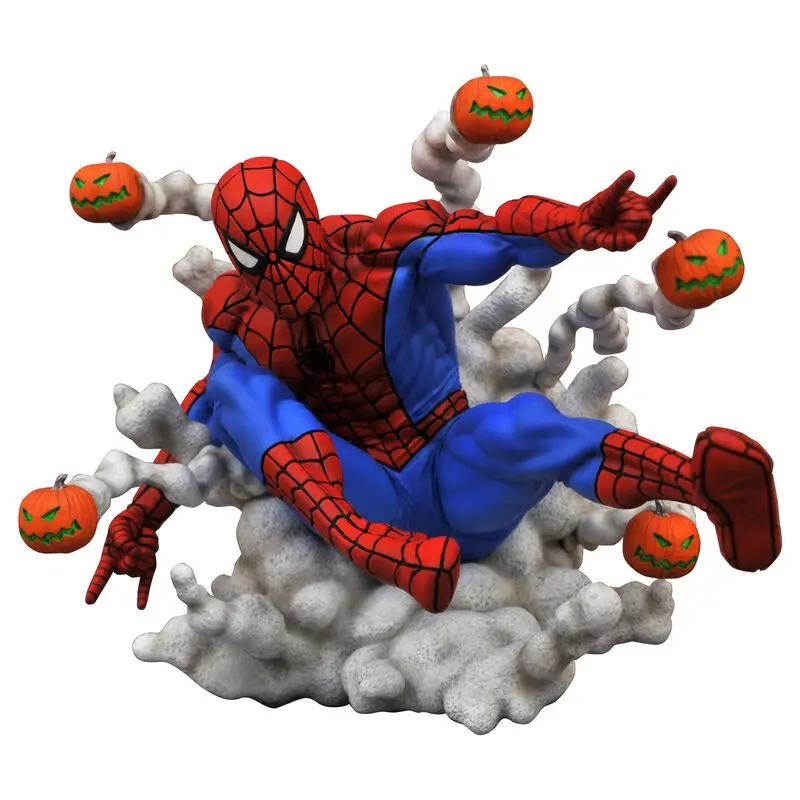 Marvel Comic Gallery PVC Socha Spider-Man Pumpkin Bombs 15 cm fotografii produktu