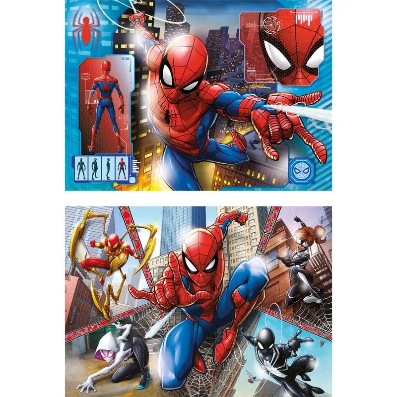 Marvel Spiderman puzzle 2x60ks fotografii produktu