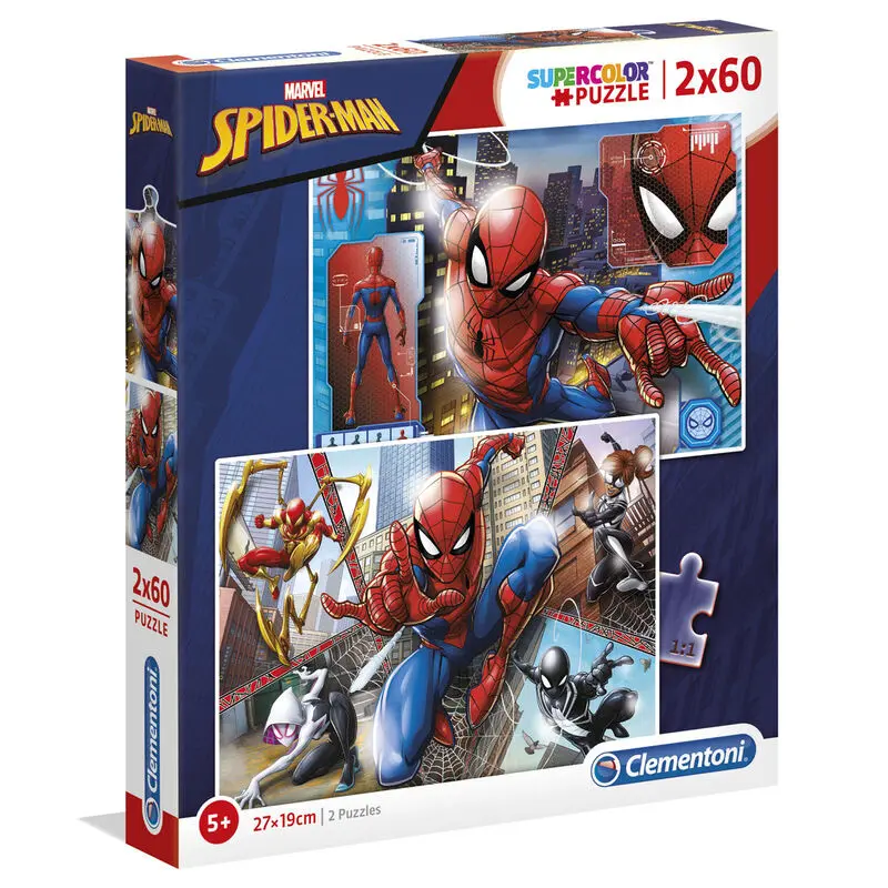 Marvel Spiderman puzzle 2x60ks fotografii produktu