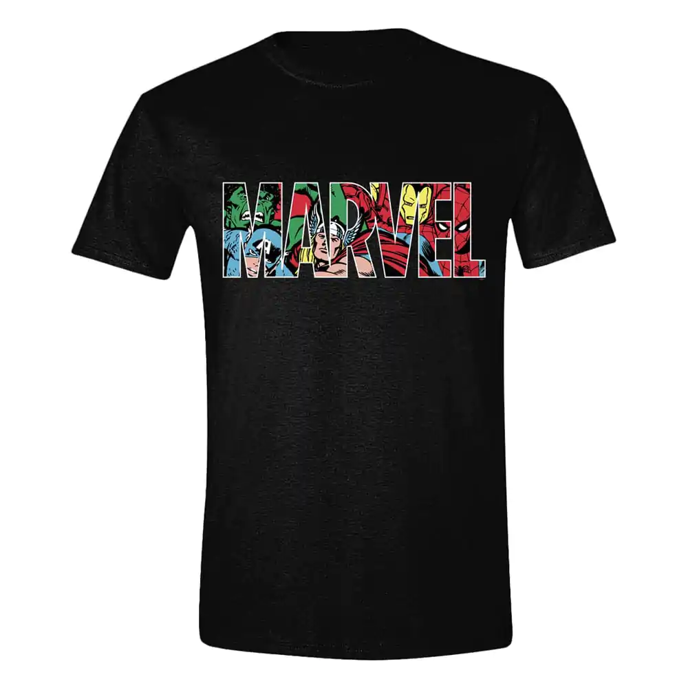 Marvel T-Shirt Logo Character InfillMarvel Tričko Logo S Výplní Postav fotografii produktu