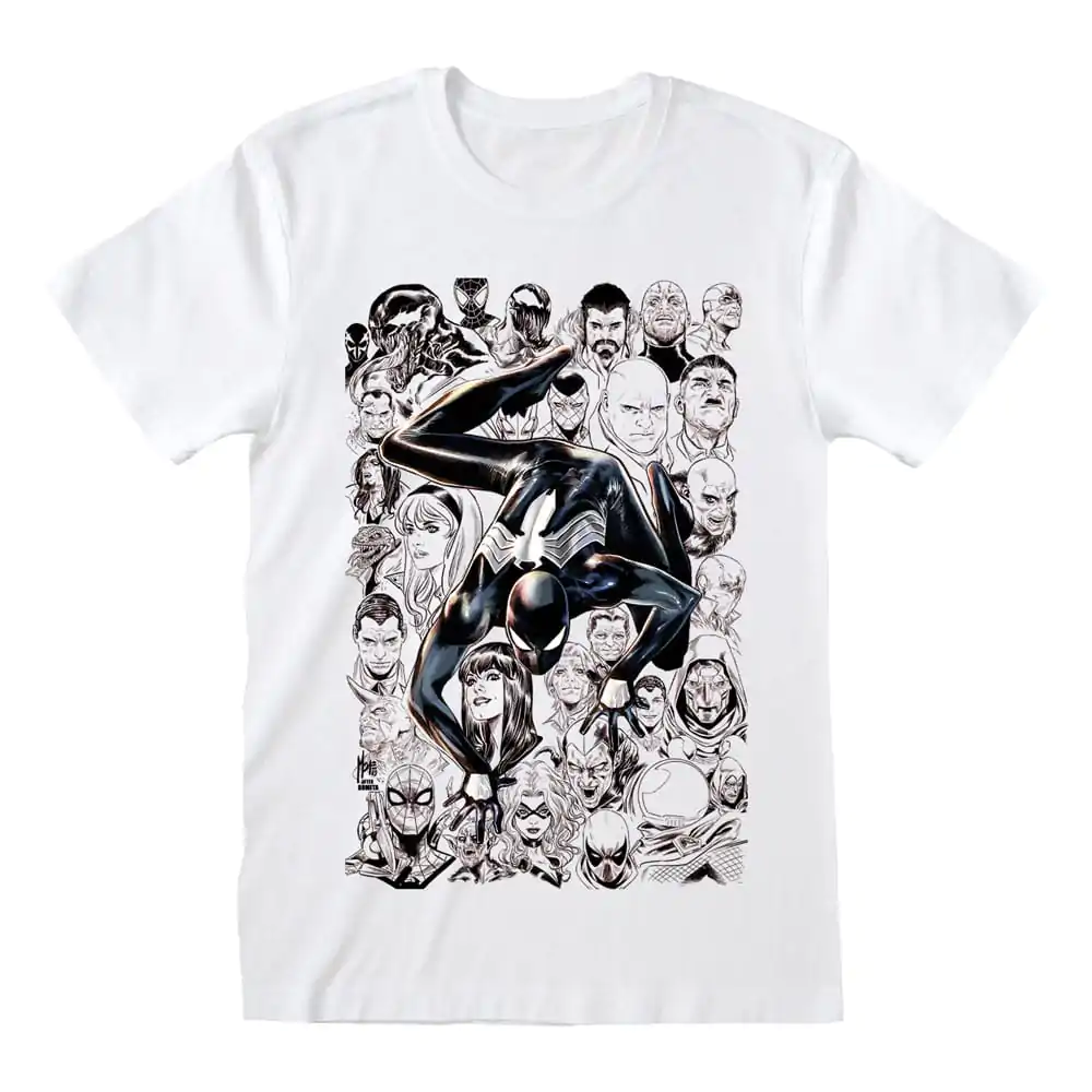 Marvel T-Shirt Spider-Man Black Suit Spider - Černé Tričko fotografii produktu