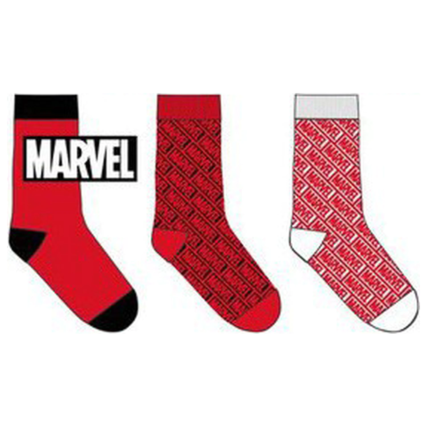Marvel Red pánské ponožky 39/42 fotografii produktu