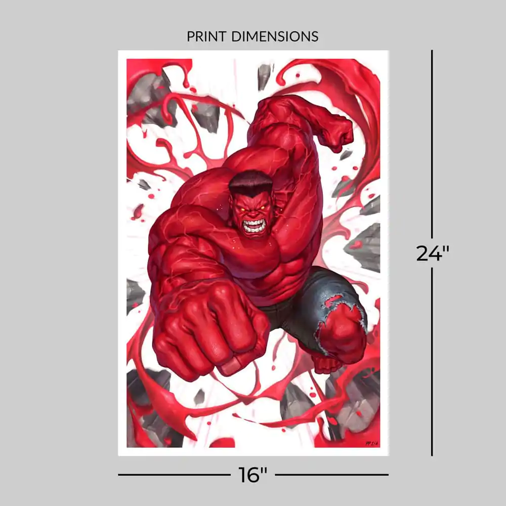 Marvel Red Hulk #1 Art Print Red Hulk 61 x 41 cm - bez rámu fotografii produktu