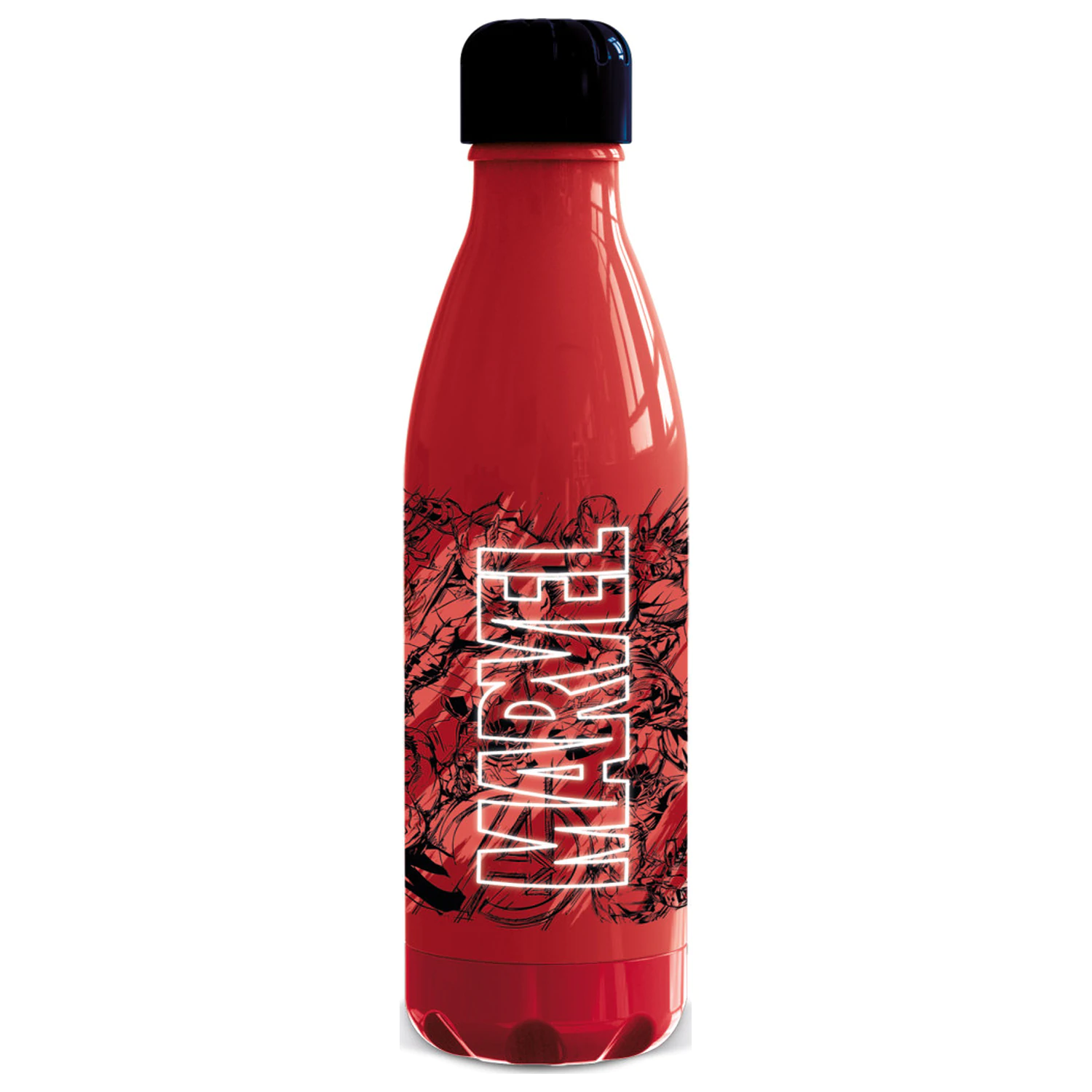 Marvel červená plastová láhev na vodu se šroubovacím uzávěrem 660 ml fotografii produktu
