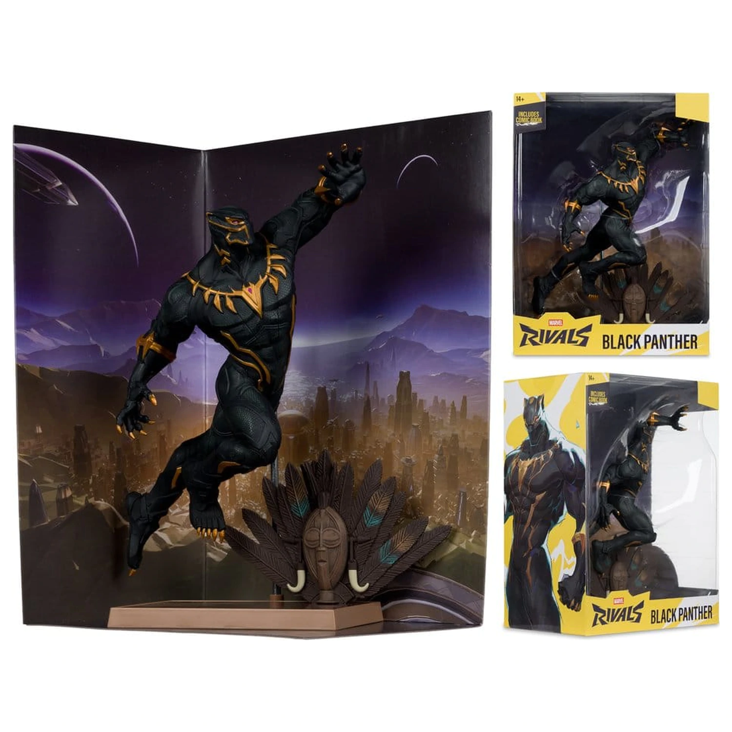 Marvel Rivals 1/6 socha Black Panther 27 cm fotografii produktu