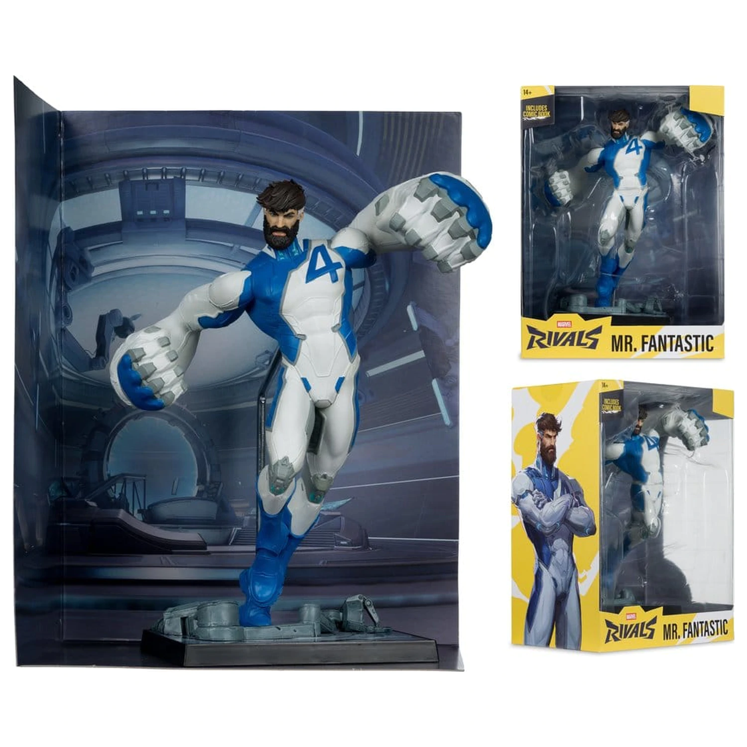 Marvel Rivals 1/6 socha Mr. Fantastic 26 cm fotografii produktu