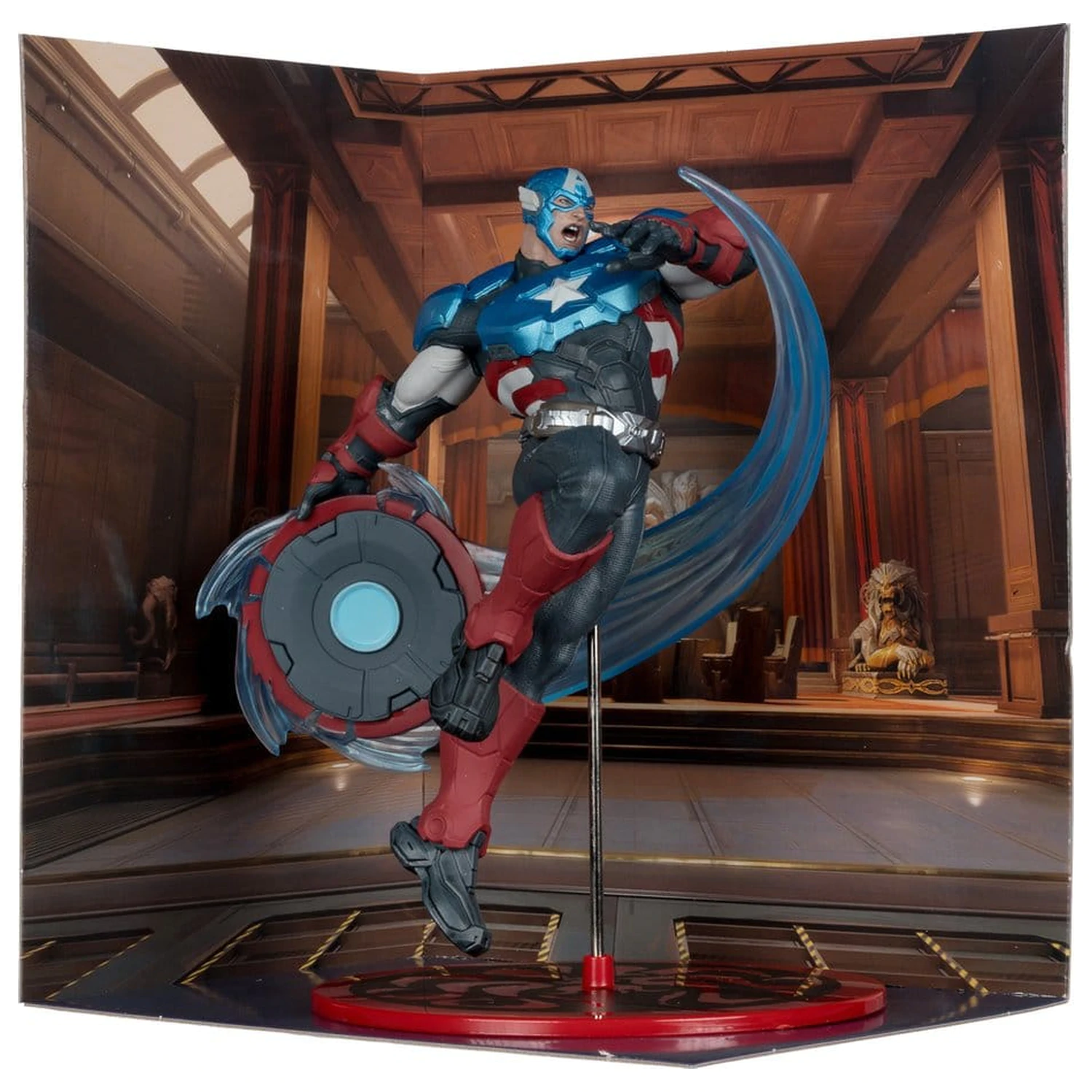 Marvel Rivals Kolekce 1/10 Akční figurka Captain America 20 cm fotografii produktu
