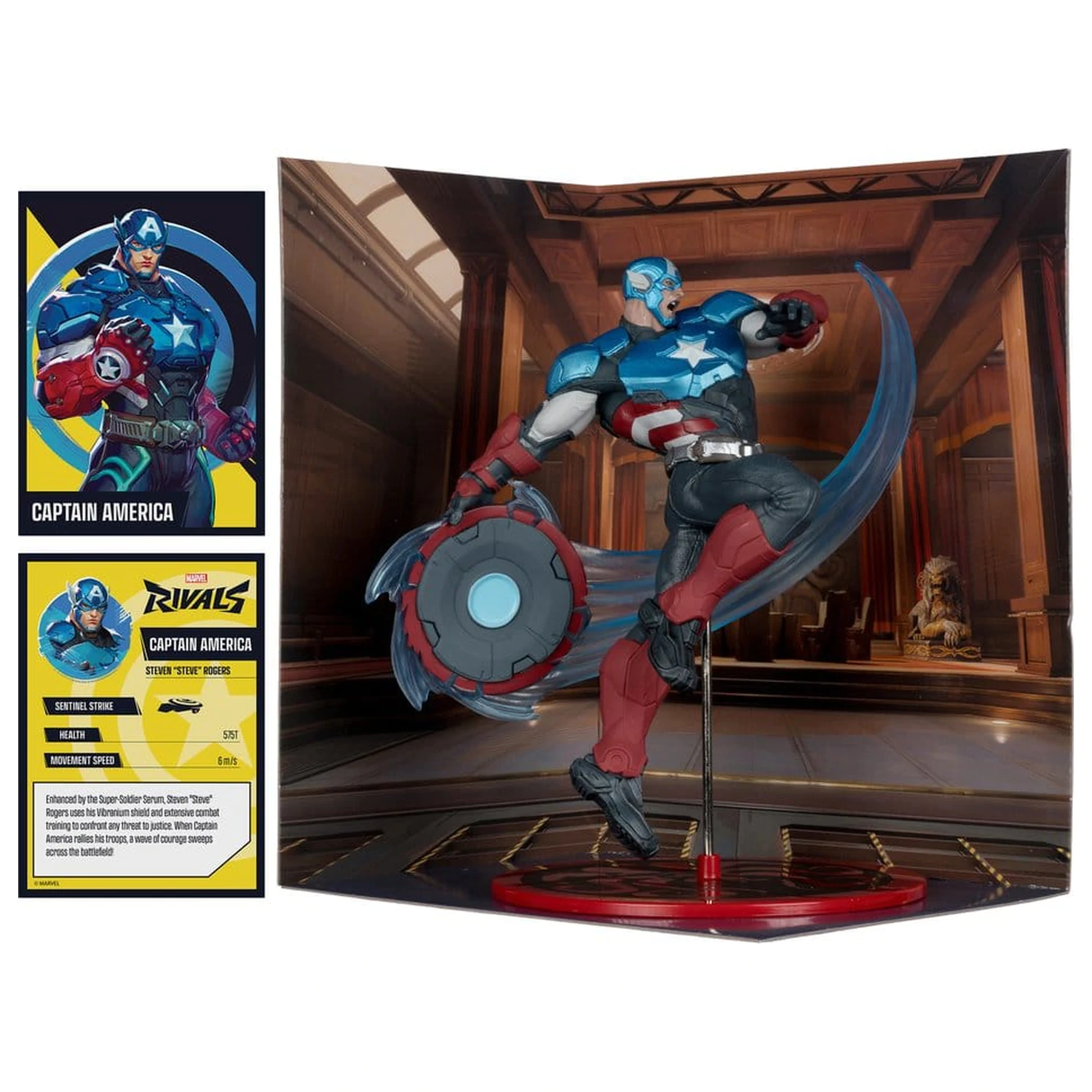 Marvel Rivals Kolekce 1/10 Akční figurka Captain America 20 cm fotografii produktu