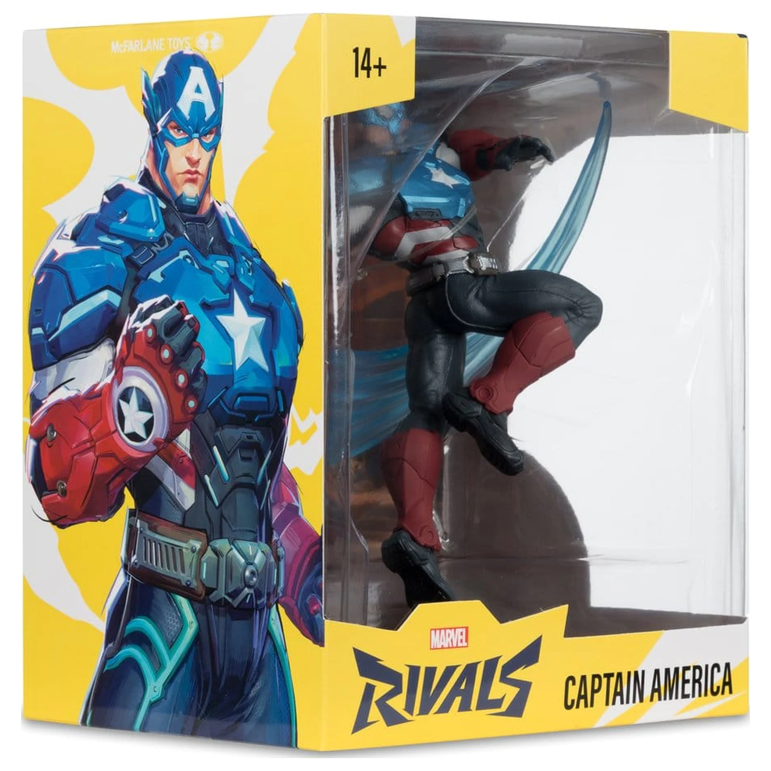 Marvel Rivals Kolekce 1/10 Akční figurka Captain America 20 cm fotografii produktu