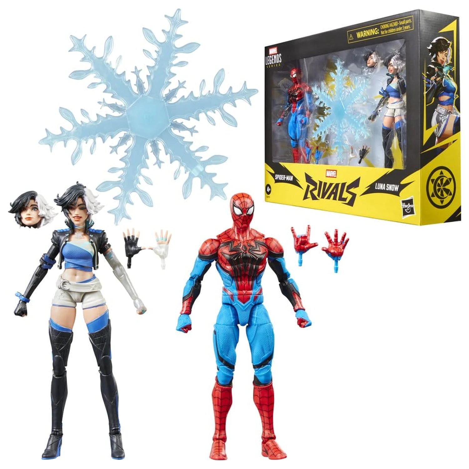 Marvel Rivals Marvel Legends akční figurky 2-Pack Spider-Man & Luna Snow 15 cm fotografii produktu