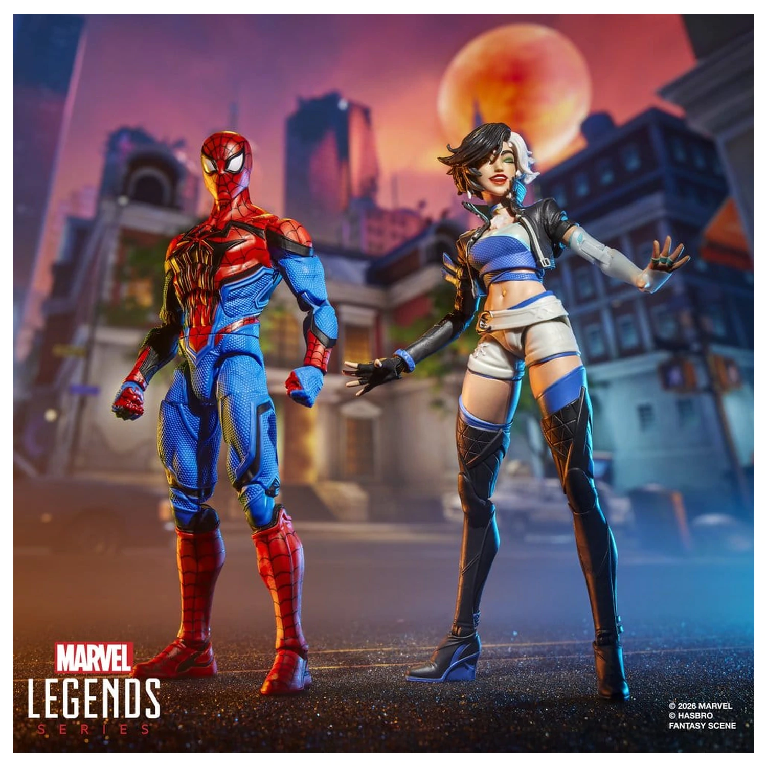 Marvel Rivals Marvel Legends akční figurky 2-Pack Spider-Man & Luna Snow 15 cm fotografii produktu