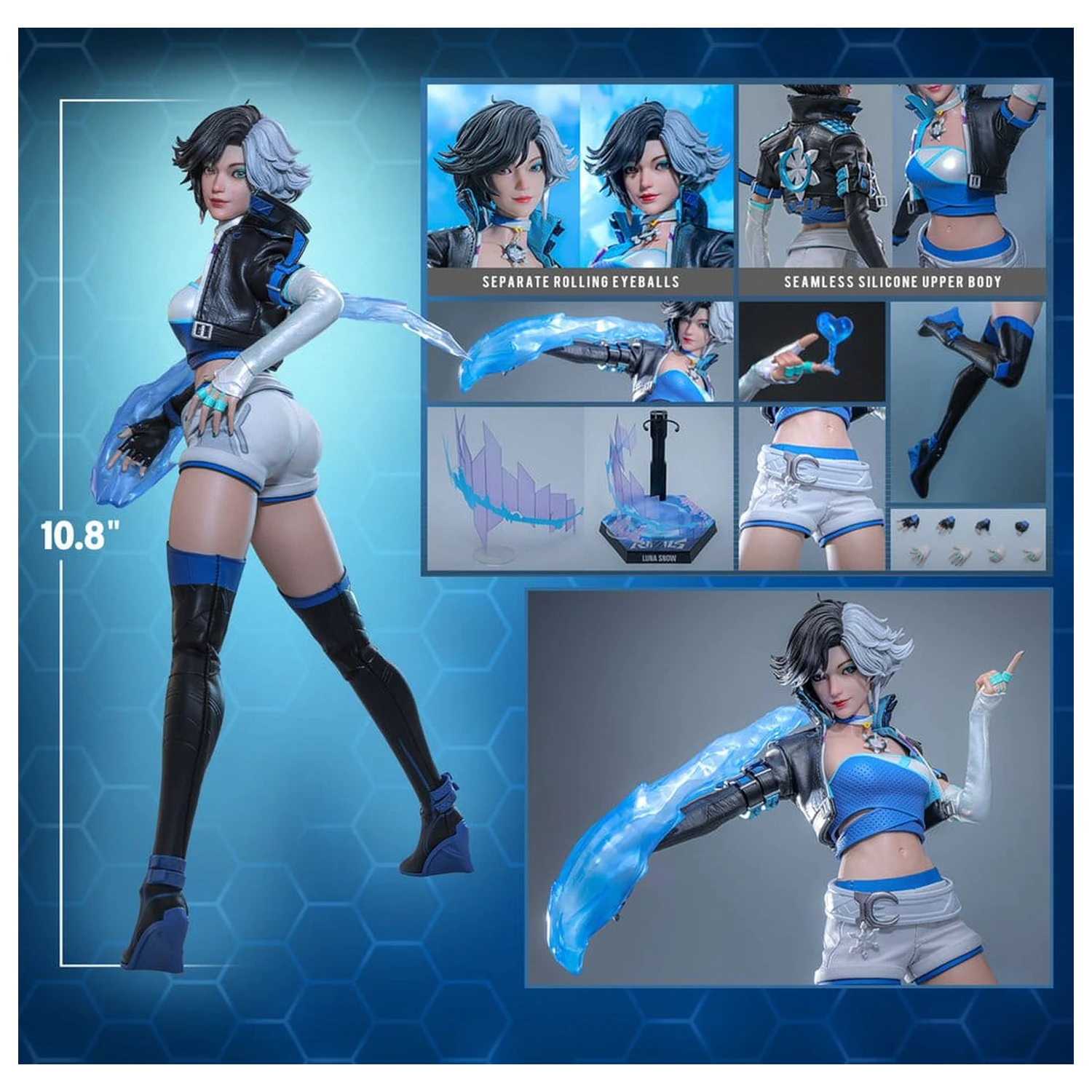 Marvel Rivals Videogame Masterpiece Akční figurka 1/6 Luna Snow 28 cm fotografii produktu